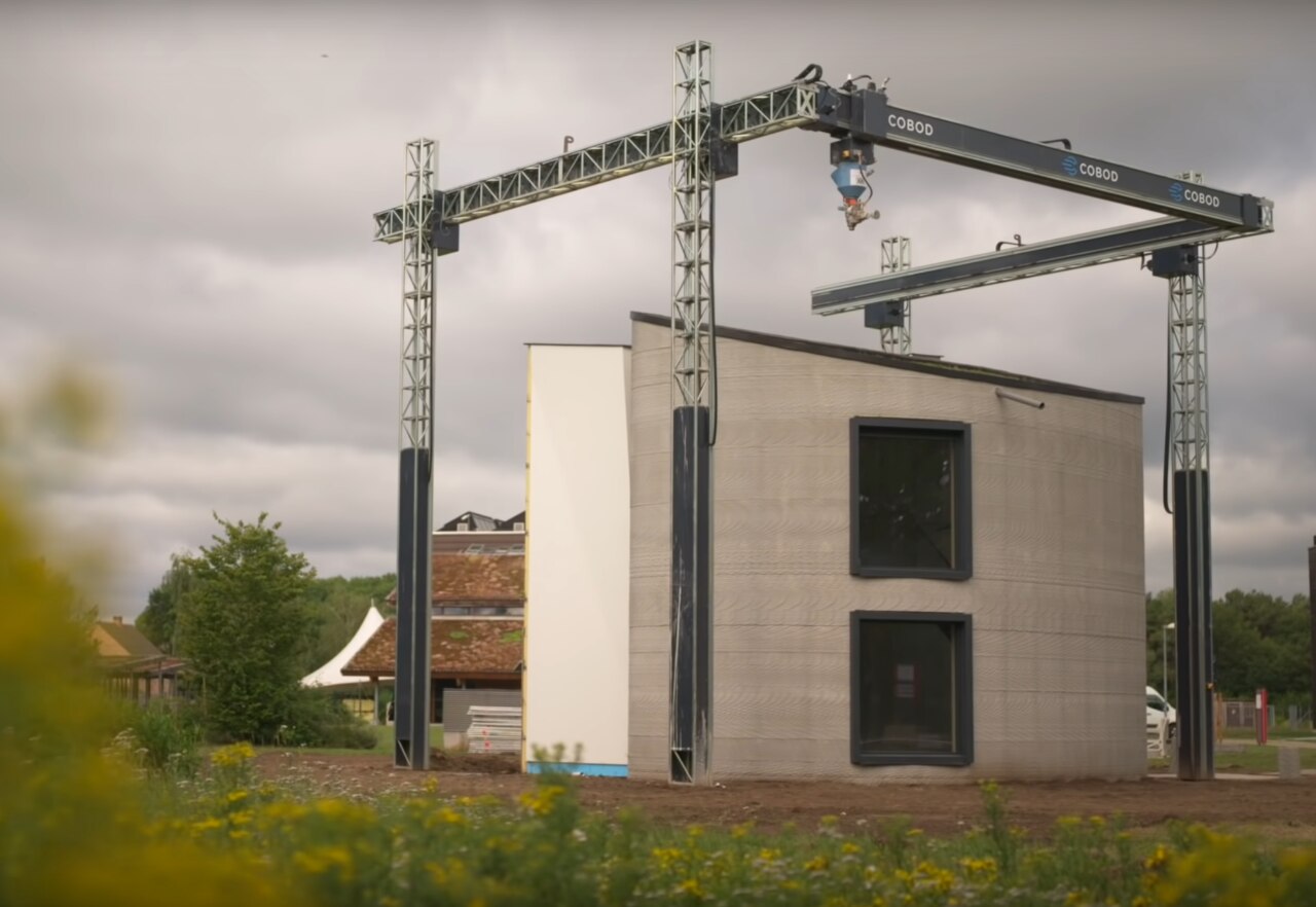 The first house 3D printed in one piece