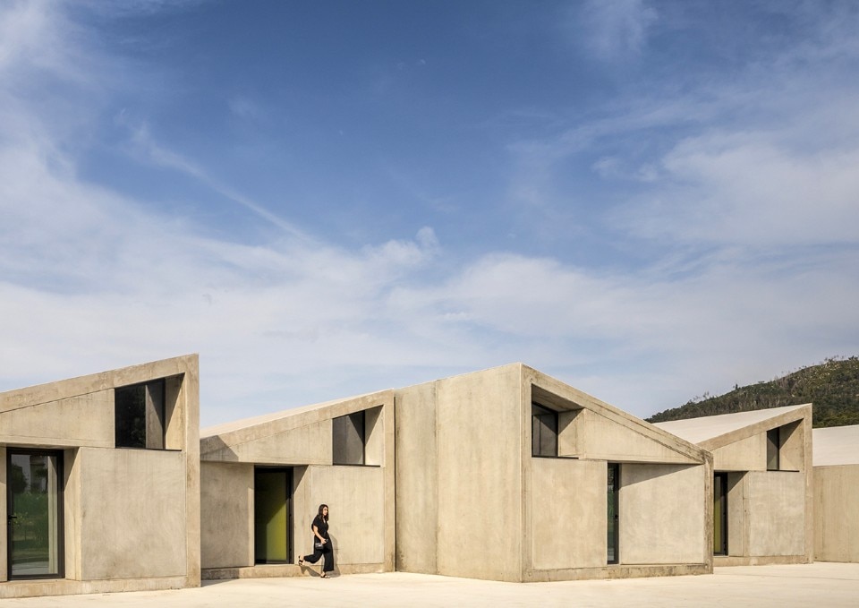 Six prefabricated modules form Portugal mini village