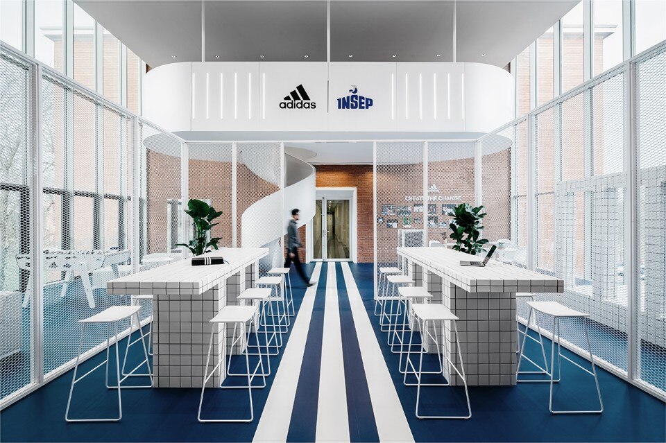 The major role of graphic design in the new athletes’ house in Paris