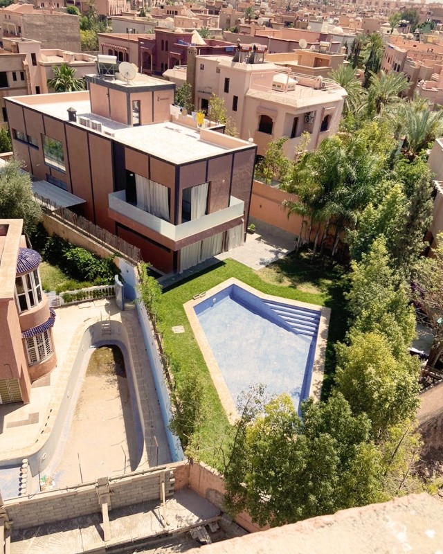 Marrakech, a contemporary villa inspired by Berber graphism