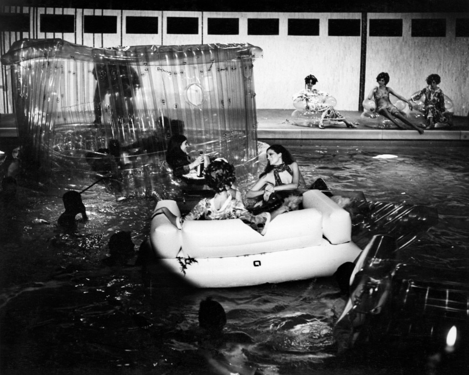 Missoni’s memorable 1967 aquatic fashion show on inflatables