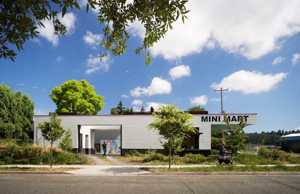 Old gas station transformed into community and arts hub in Seattle