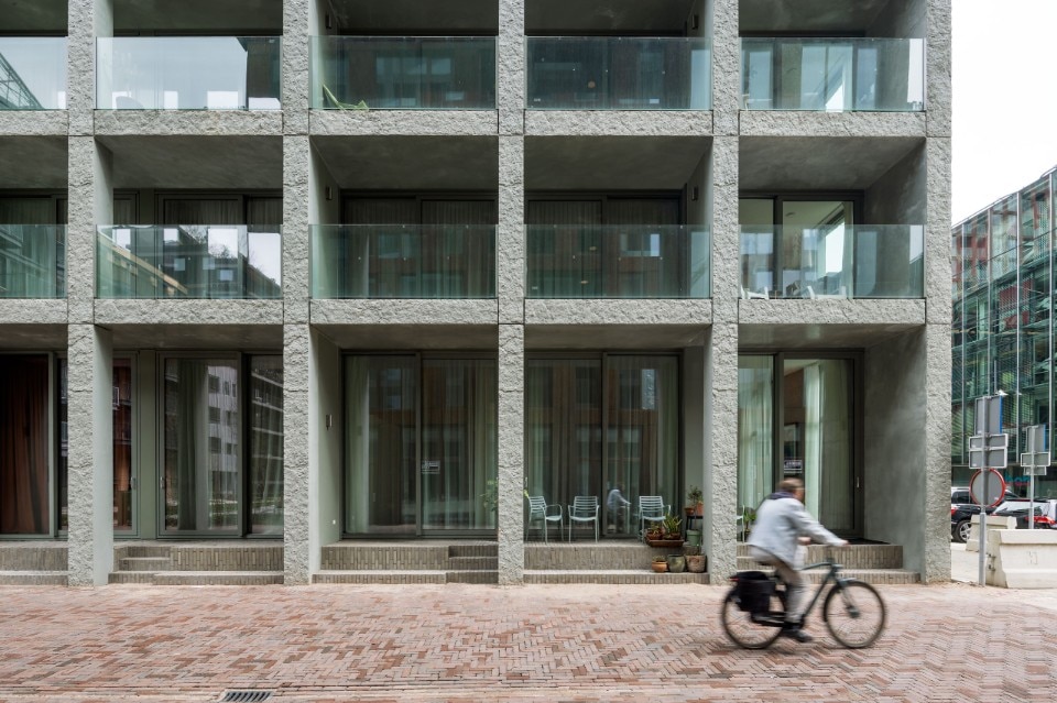 Raw, industrial and geometric: a new residential complex in Amsterdam