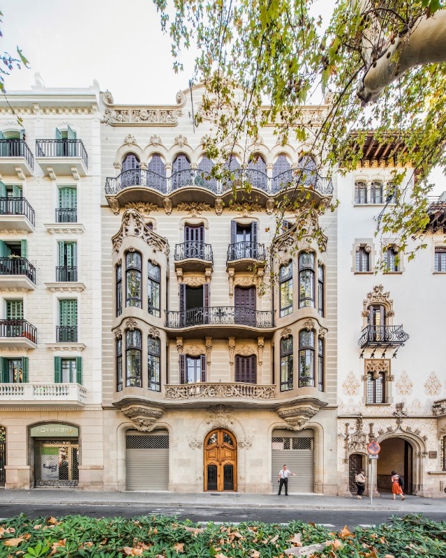 The renovation of an Art Nouveau building in Barcelona