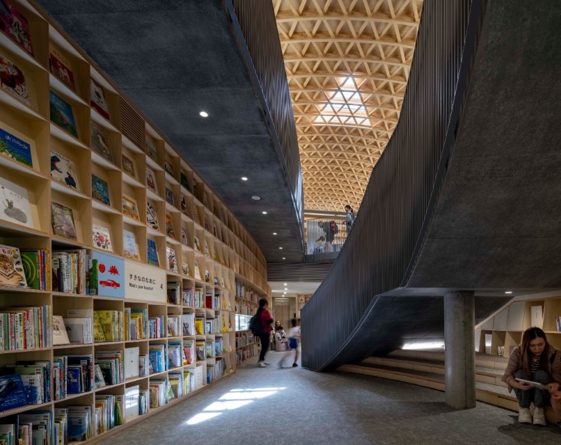 A new forest of books: Tadao Ando’s project in Kumamoto