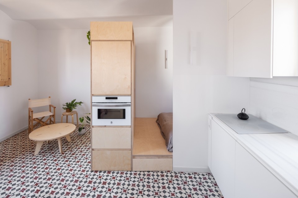 Making home in 24 square metres, in Barcelona