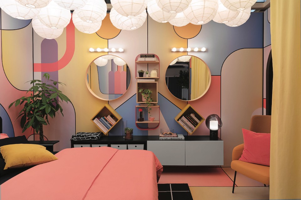 Elena Salmistraro designed a room for Ikea