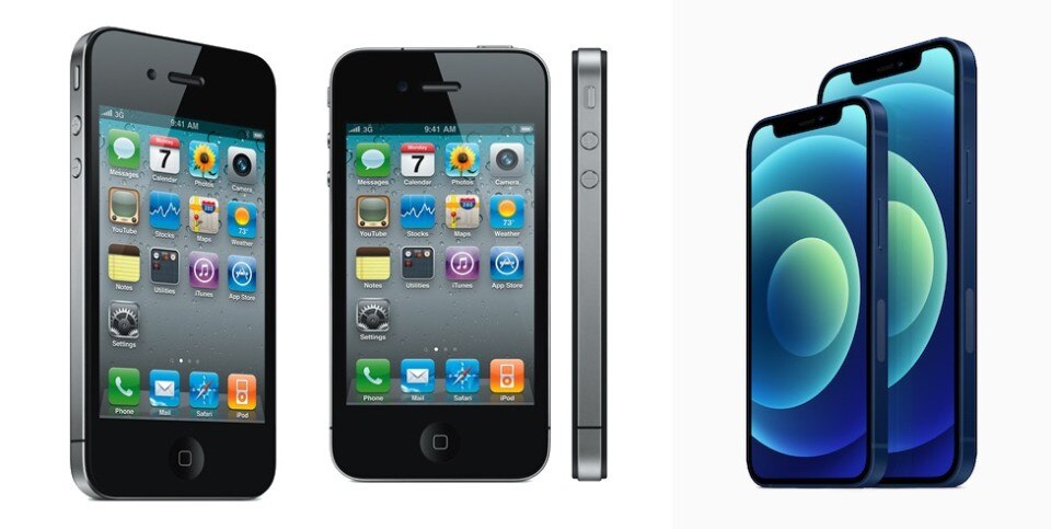With the iPhone 12, Apple reboots the iPhone design cycle