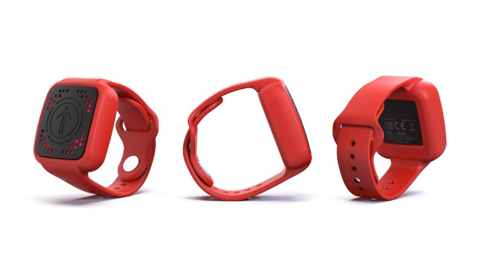 Safe Spacer is a wearable that helps you keep the proper physical distance