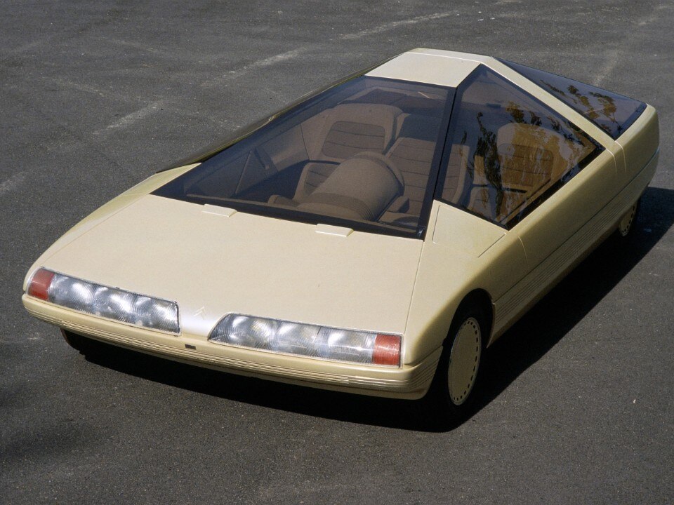 Citroën Karin, the French “pyramid” with a TV inside