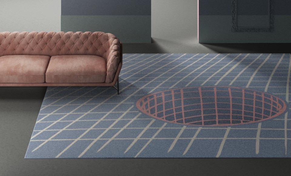 New rug collections by Alain Gilles play with optical illusions