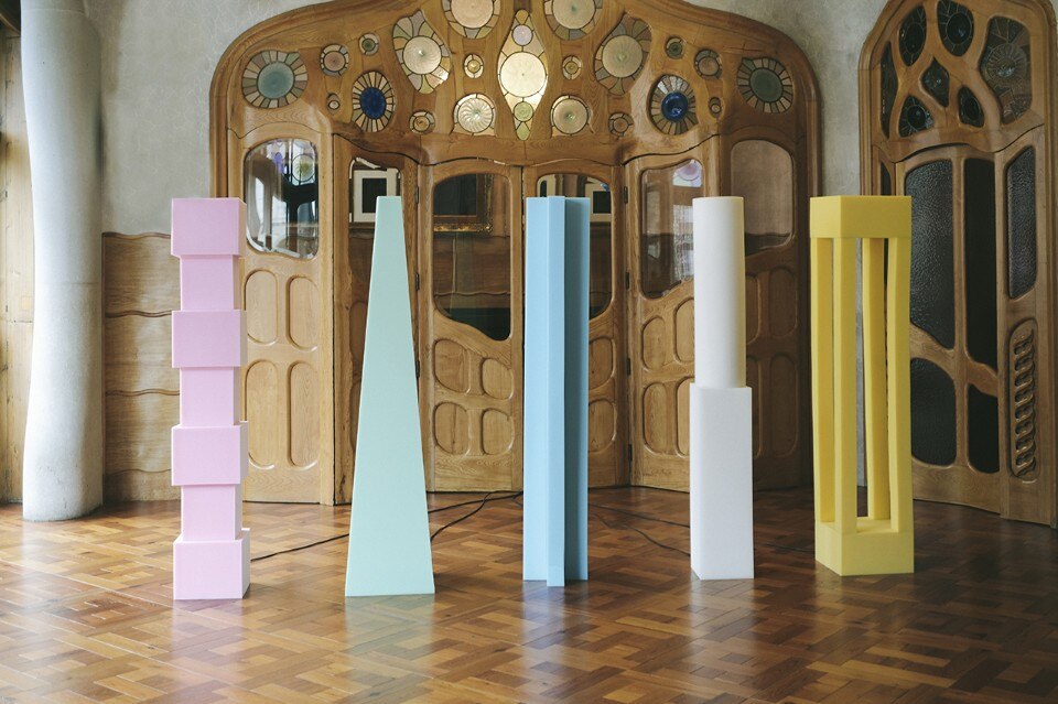 Foam lamps by Max Enrich meet Casa Batlló