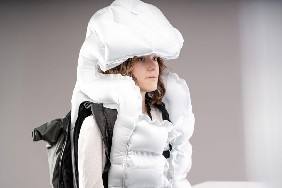 The Stan is a fashionable city backpack that’s also an airbag