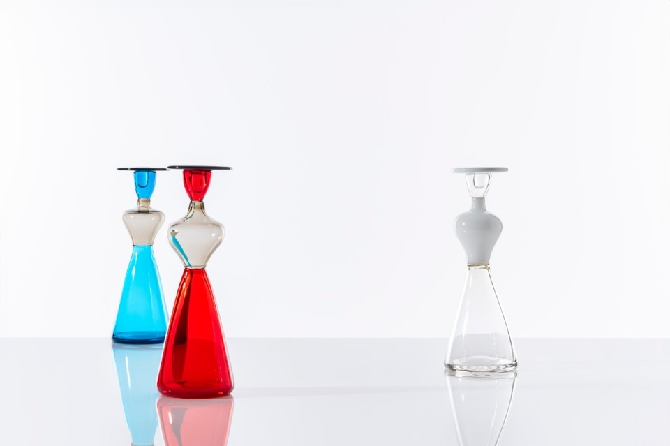 Gio Ponti’s feminine shaped bottles