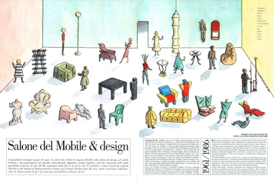 How did the Salone del Mobile in Milan first start?