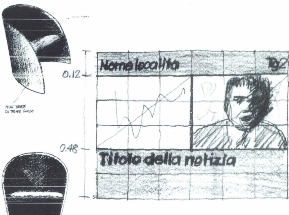 When Massimo Vignelli designed Italian TV news