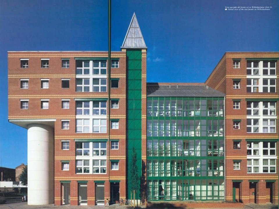 Südliche Friedrichstadt in Berlin by Aldo Rossi, from the Domus archive