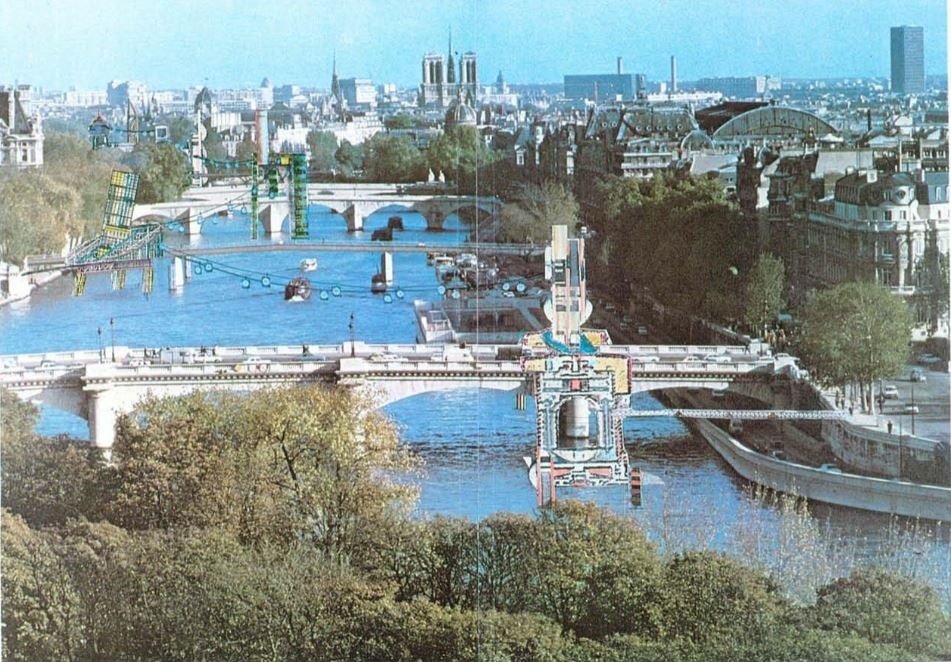 The Paris of great works, forty years ago