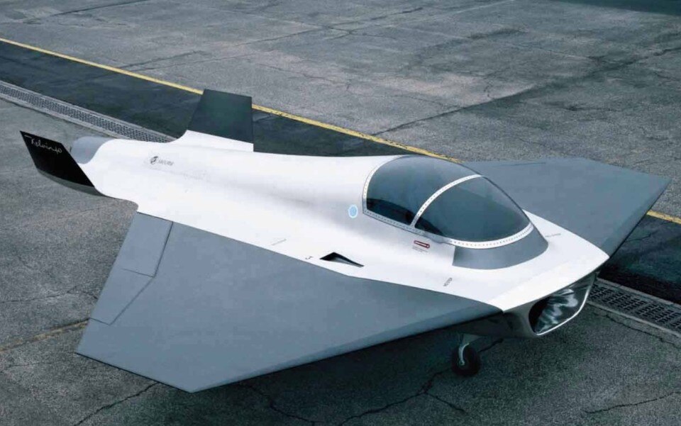 Marc Newson’s individual mini-jet plane, two decades ago