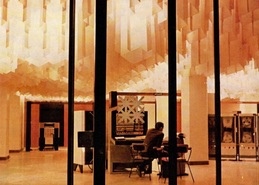 The Olivetti Elea showroom by Massimo Vignelli