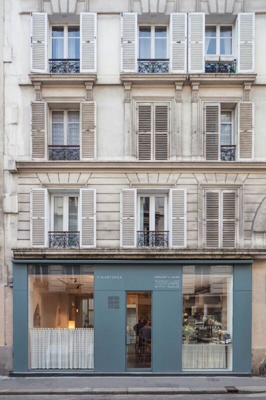 LAN’s architecture studio in Paris now hosts an Italian restaurant