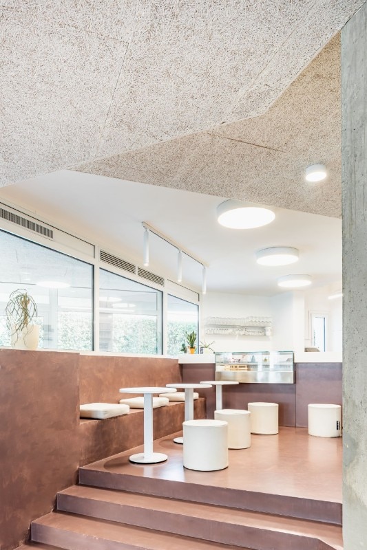 Vicenza, an industrial building turned into a school for beauticians
