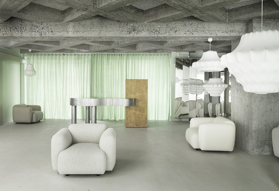 Normann Copenhagen′s new HQs, a dialogue of rough concrete and pastel colours