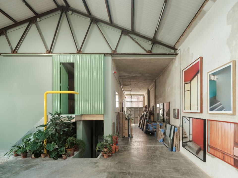 A photographer’s bright house, once an industrial warehouse