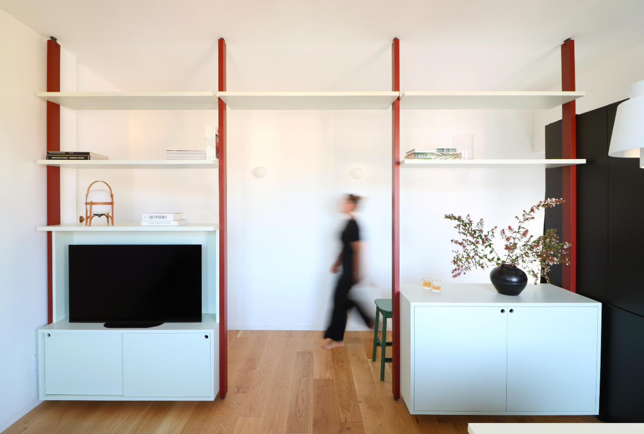 A small house in Milan, redesigned for a musician