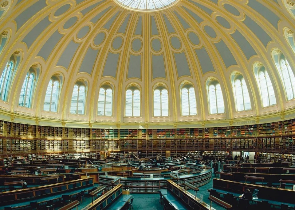 Round Reading Room of the British Museum in London Reopens