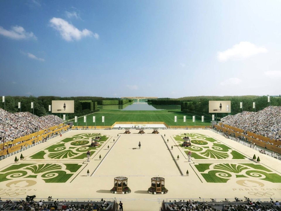 A temporary arena for the Olympics renews the equestrian heritage of Versailles