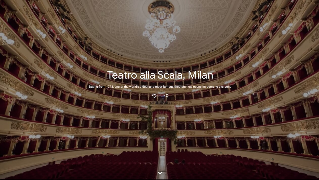 Milan’s La Scala Opera House “reopens” on Google Arts & Culture