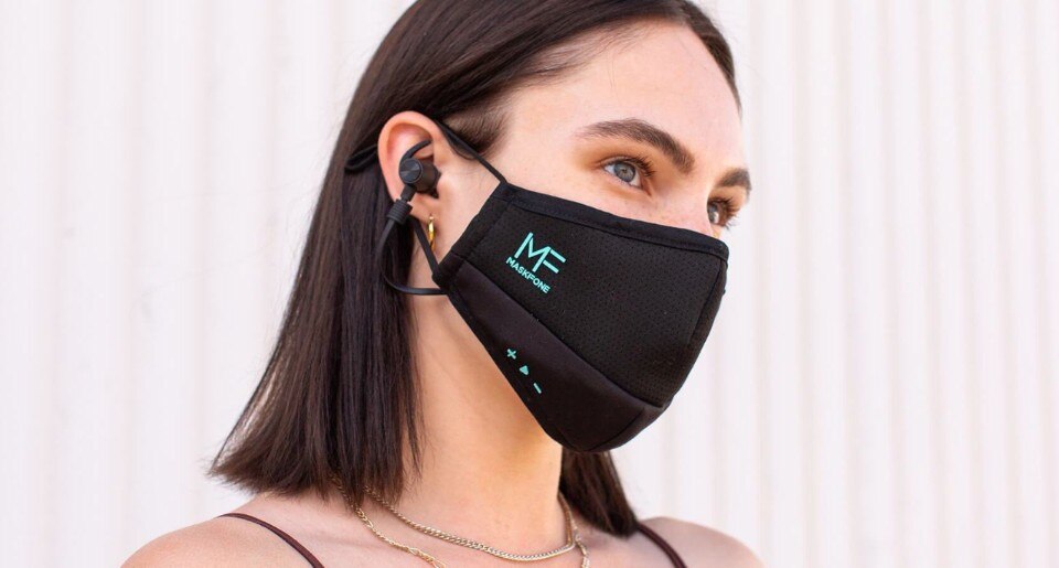 Maskfone is a facemask that lets you make phone calls