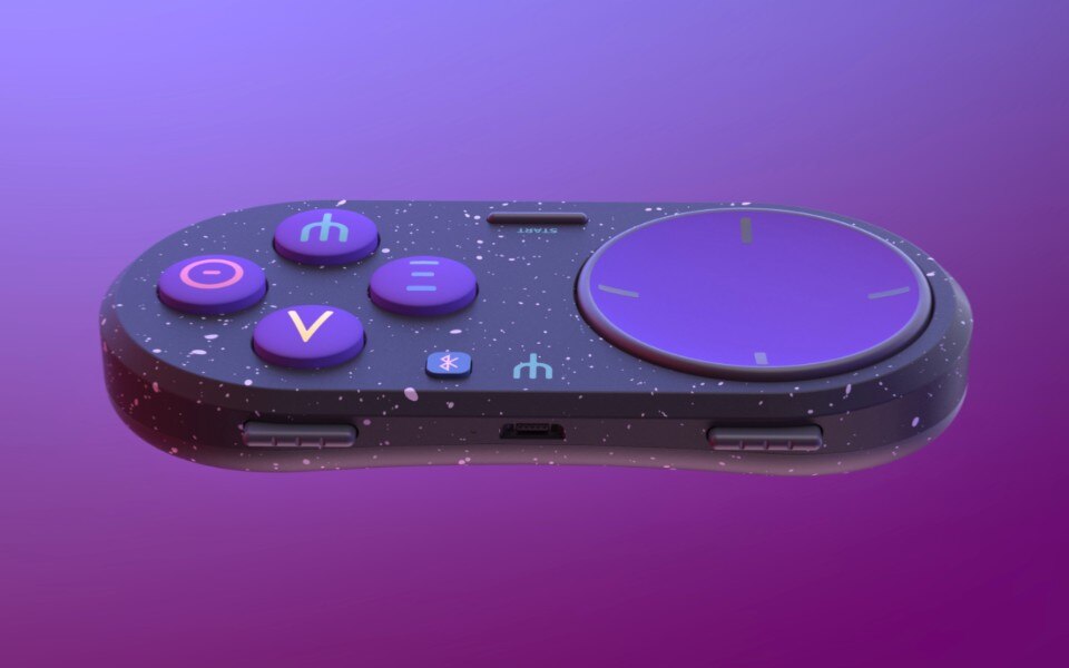 An esoteric-yet-familiar-looking portable controller