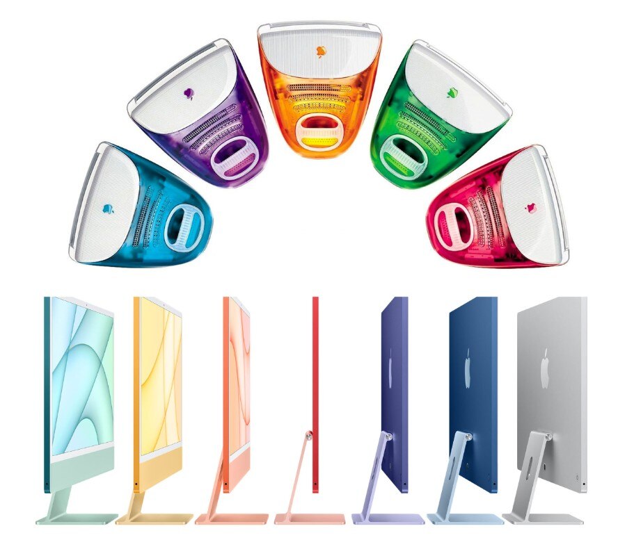 the new imac colors