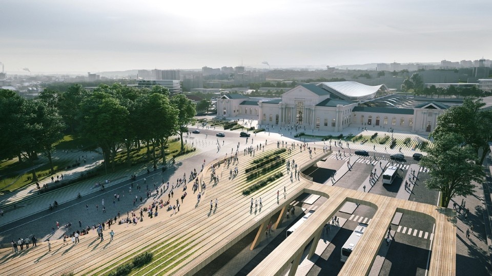 Old Vilnius train station will be renovated by Zaha Hadid