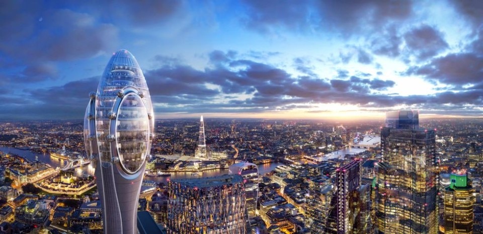 Foster + Partners’ Tulip Tower in London was cancelled by the goverment