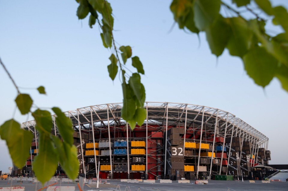 The first dismountable stadium in the history of FIFA World Cup has been completed