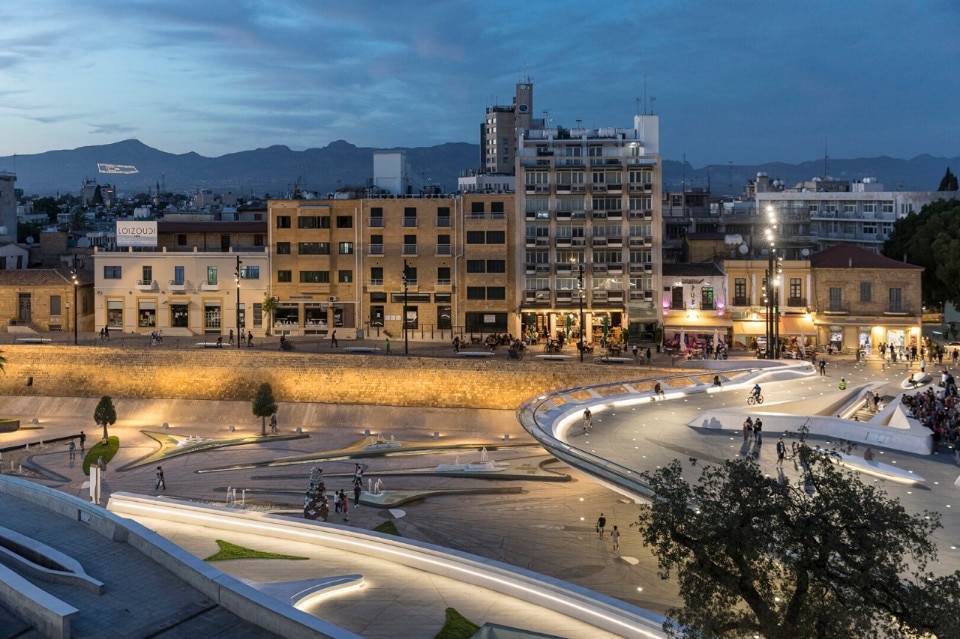 Zaha Hadid Architects transforms Nicosia ancient moat into a fluid streetscape