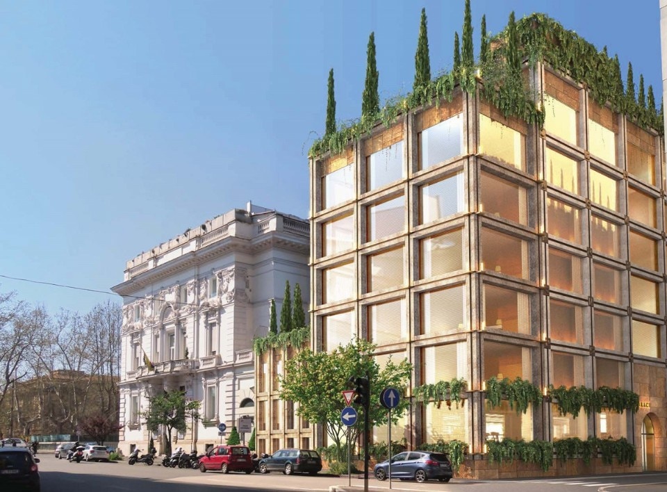 Philippe Starck designs a new building in the center of Rome