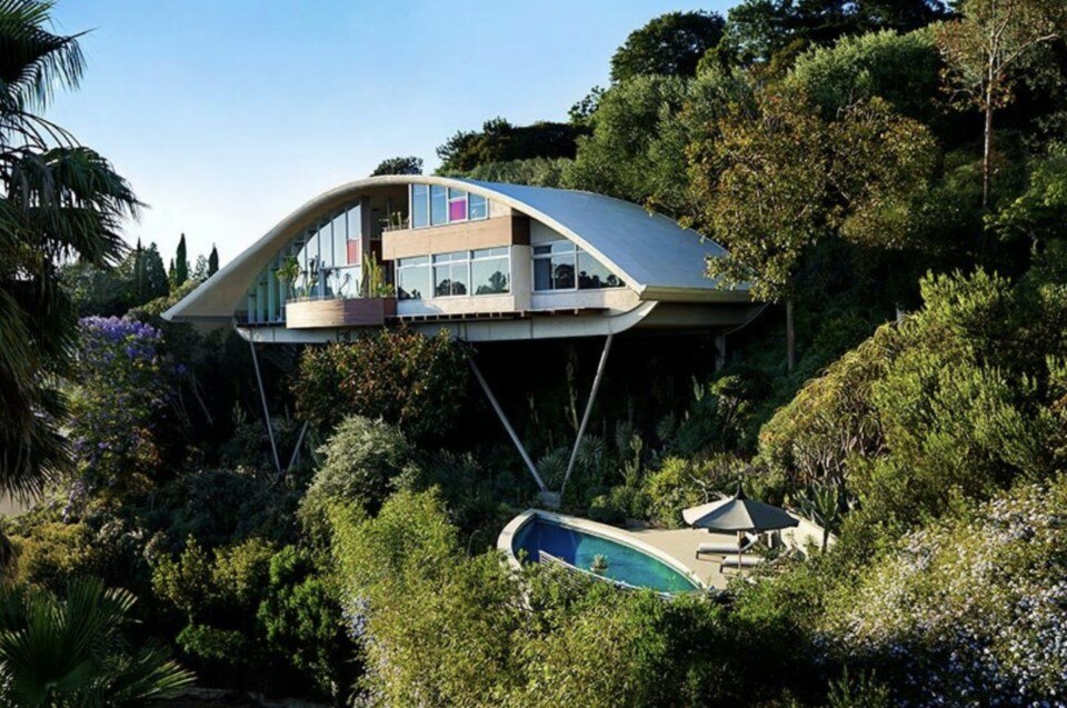 John Lautner’s Rainbow House in the Los Angeles hills listed for $16 million