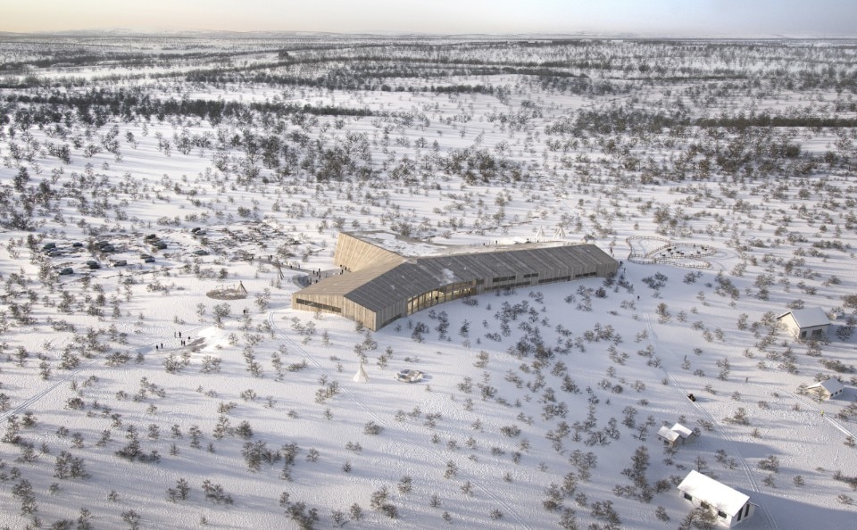 The cultural facility designed by Snøhetta in northern Norway to celebrate Sámi