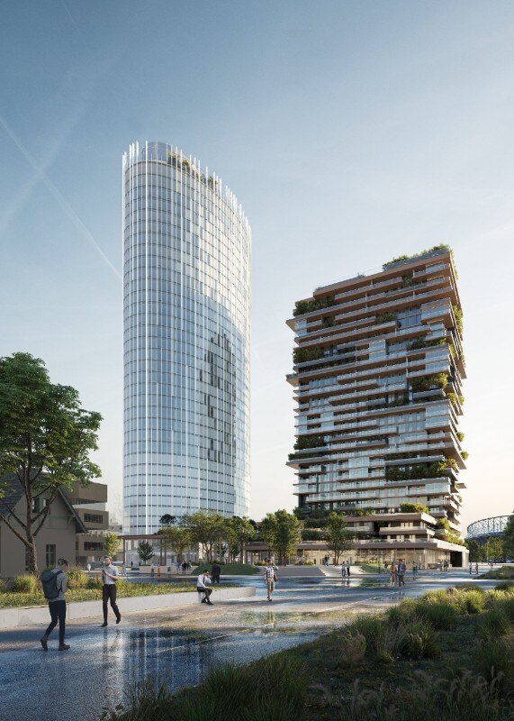 Mario Cucinella redesignes Vienna's skyline with two towers