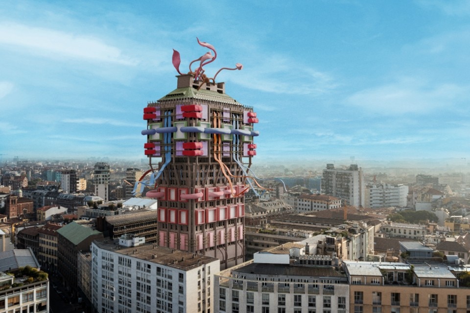 Discover Elena Salmistraro's redesign of the Velasca Tower in a metaverse vision