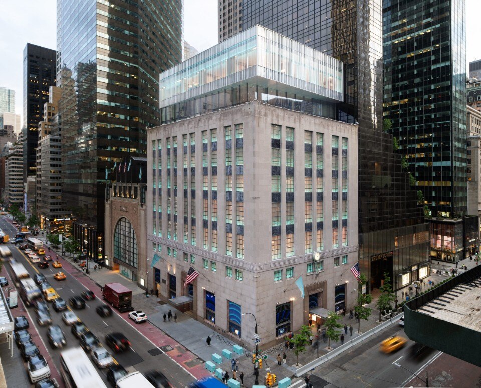 OMA tops historic Tiffany & Co store on Fifth Avenue with a “jewel box”