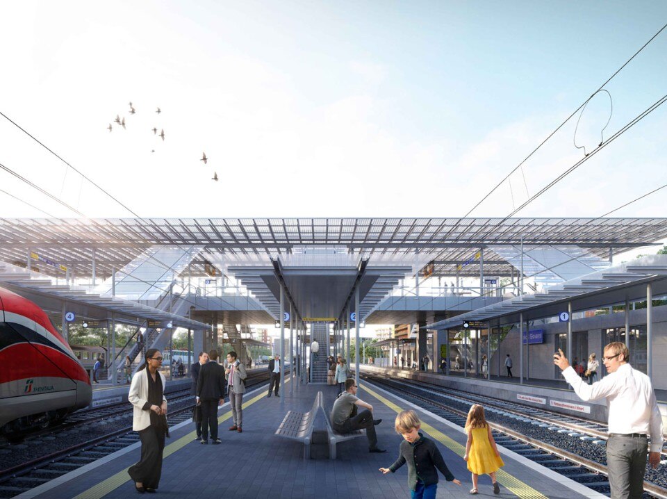 New Sesto San Giovanni station designed by Renzo Piano to open soon