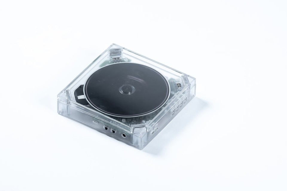 This transparent CD player is more than just retromania