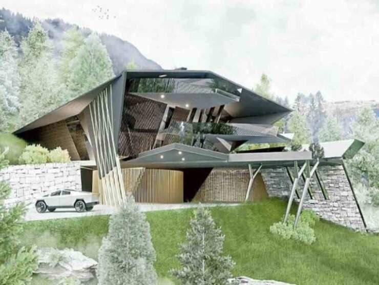 Elon Musk’s new house on the Italian Alps