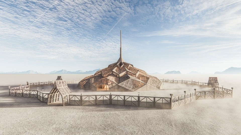 This is the temple you’ll find at Burning Man 2023