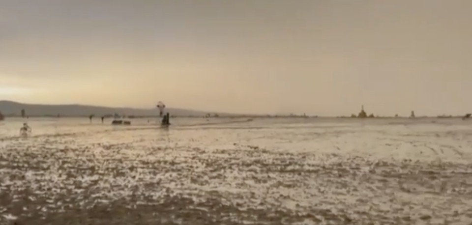 Heavy rains have hit hard this year’s Burning Man